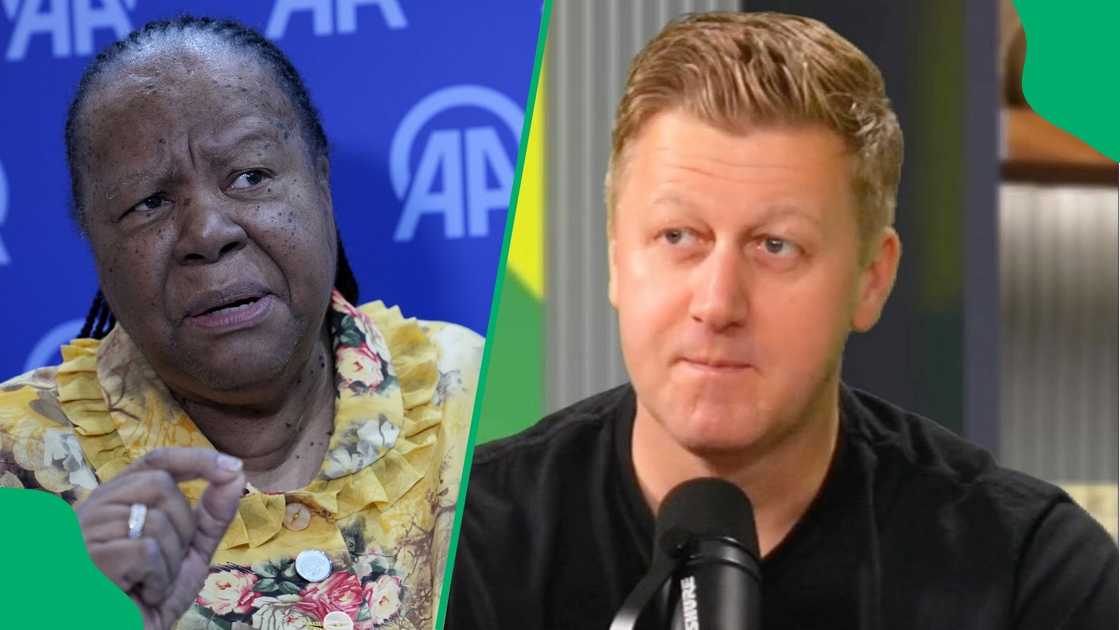 Gareth Cliff reacts after Naledi Pandor is robbed Gareth Cliff reacts after Naledi Pandor is robbed