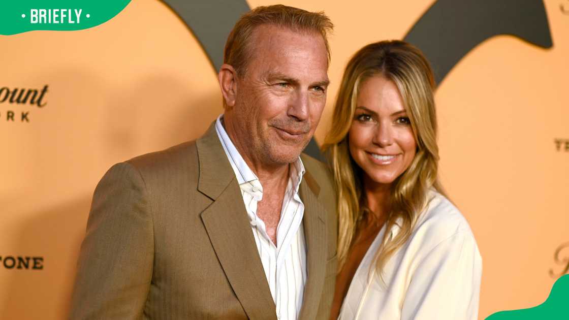 Kevin Costner and Christine Baumgartner in LA Kevin Costner and Christine Baumgartner in LA