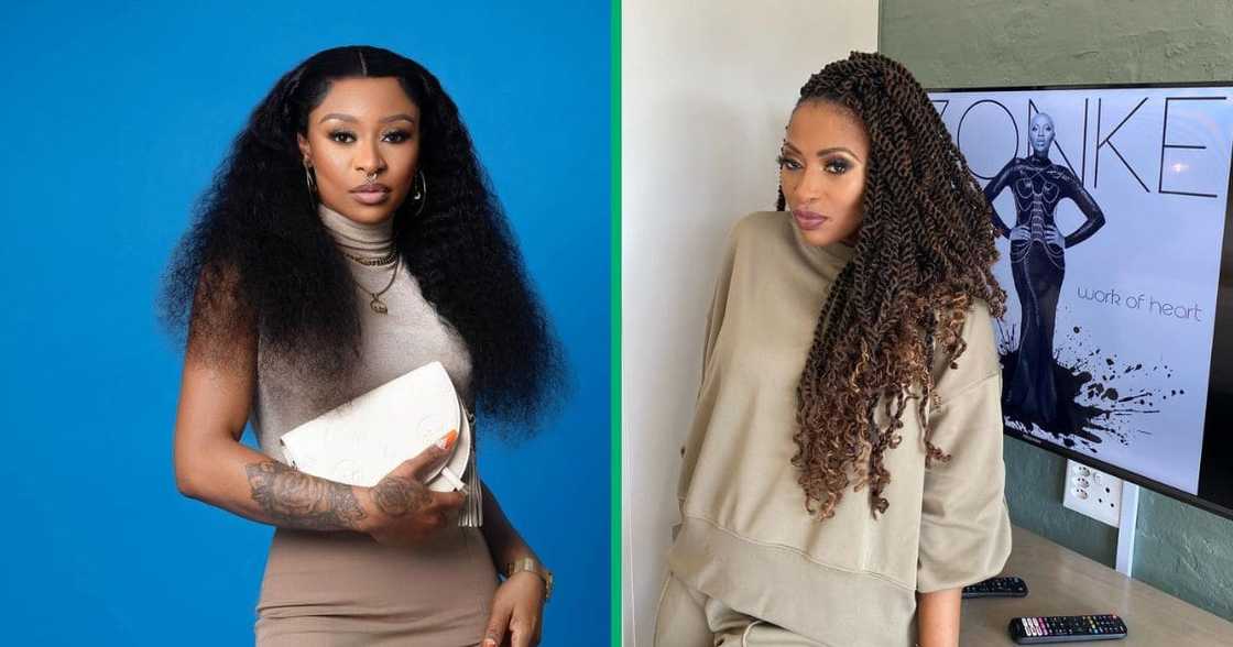 DJ Zinhle was shocked to find out that Zonke released an album, 'Embo'