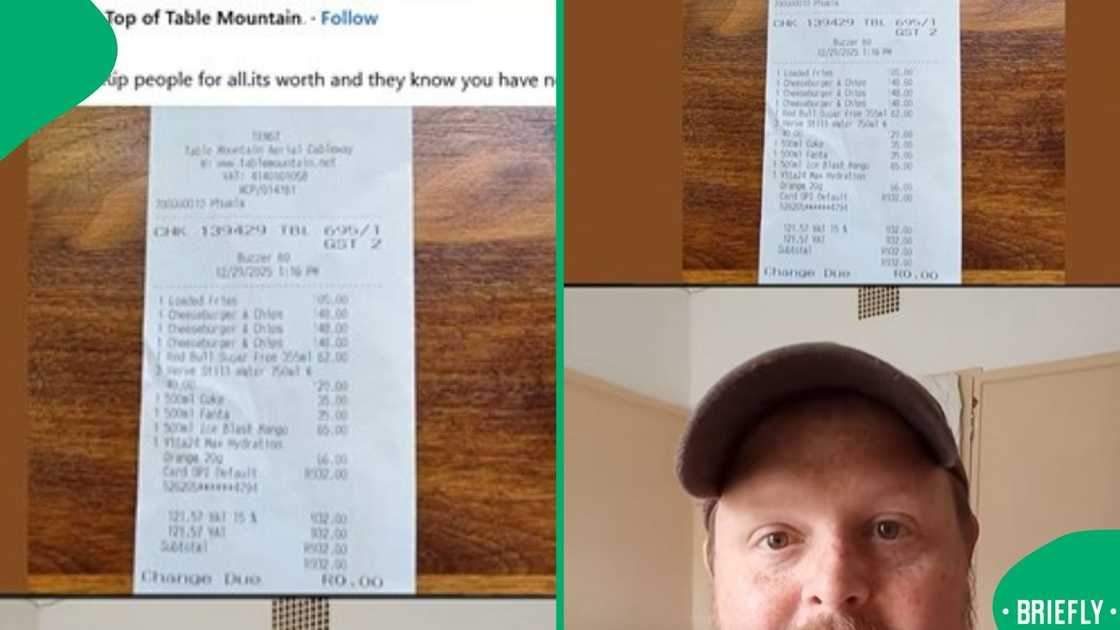 The image on the right captured the moment Jacobs reacted to it