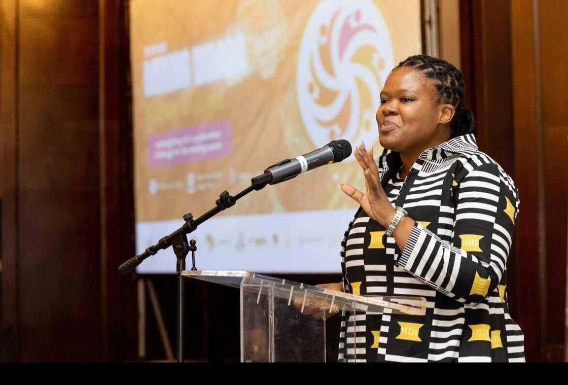 Nonceba Mahlauli wowed South Africans with her breathtaking SONA 2025 outfit. Nonceba Mahlauli wowed South Africans with her breathtaking SONA 2025 outfit.