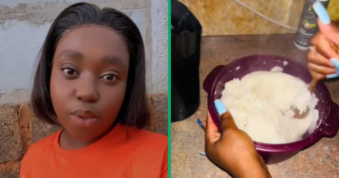 This woman felt no shame in the fact that she cooks pap in the microwave and Mzansi people had words This woman felt no shame in the fact that she cooks pap in the microwave and Mzansi people had words