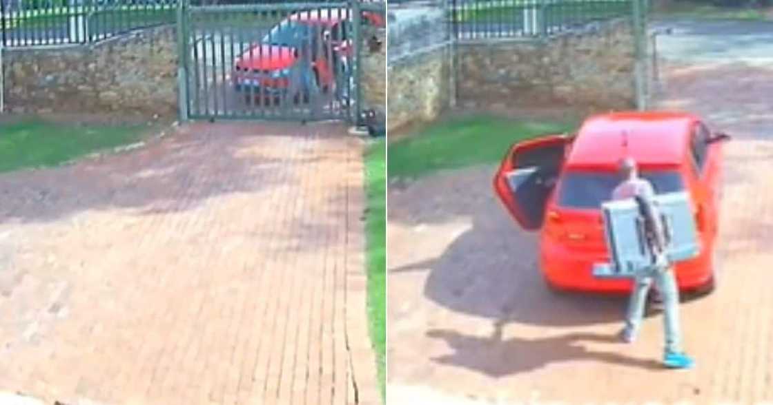 TikTok video of CCTV that recorded crime in progress TikTok video of CCTV that recorded crime in progress