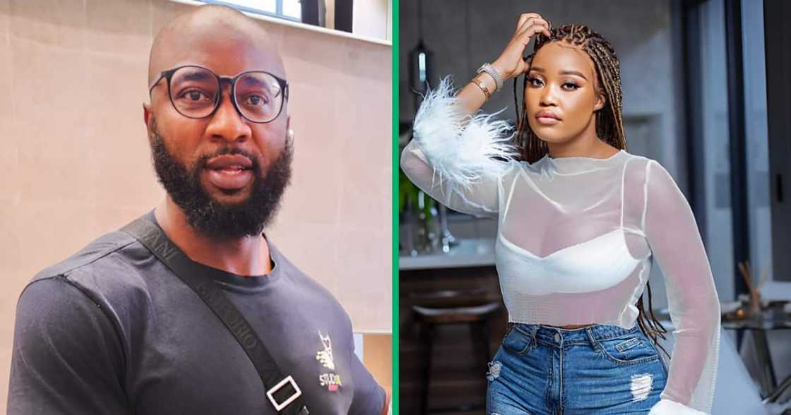 Tumelo and Eva are said to have been seeing each other for months Tumelo and Eva are said to have been seeing each other for months