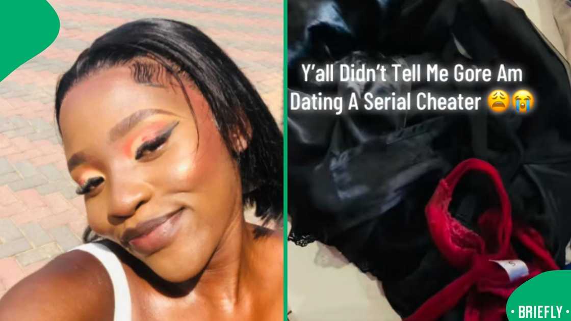 Aratwa captured what she found at her man's place