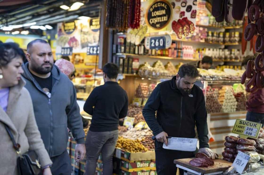 Turkey's central bank holds its key interest rate steady at 50 percent Turkey's central bank holds its key interest rate steady at 50 percent