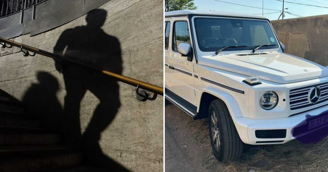 White Mercedes G-wagon White Mercedes G-wagon