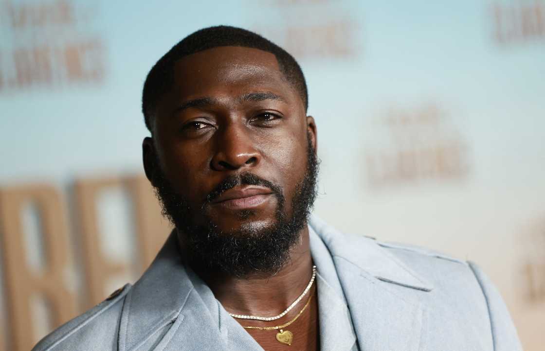 Eric Kofi-Abrefa, who played Lamar, arrives for Sony's premiere of "The Book of Clarence" at the Academy Museum in Los Angeles