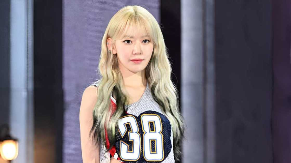 Sakura Miyawaki at Korea University Hwajeong Gymnasium in Seongbuk-gu in Seoul, South Korea. Sakura Miyawaki at Korea University Hwajeong Gymnasium in Seongbuk-gu in Seoul, South Korea.