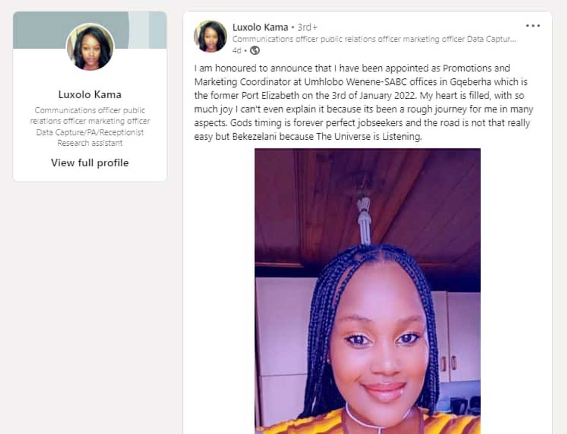 Social media, LinkedIn, Mzansi, job, boss babe Social media, LinkedIn, Mzansi, job, boss babe