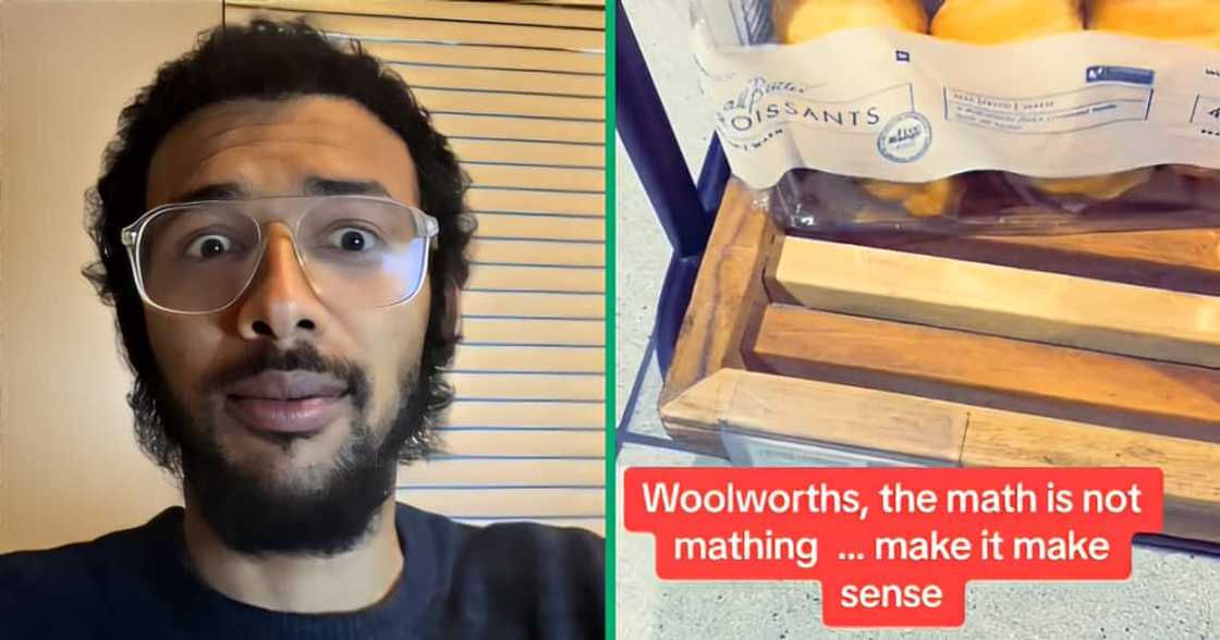 This man could not understand how Woolworths came up with their croissant prices, so he filmed a clip This man could not understand how Woolworths came up with their croissant prices, so he filmed a clip