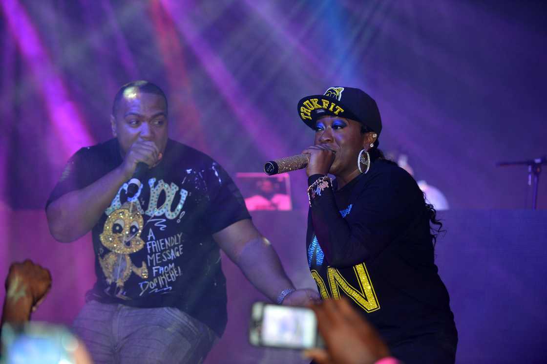 Missy Elliott and Timbaland at Fontainebleau Miami Beach Missy Elliott and Timbaland at Fontainebleau Miami Beach