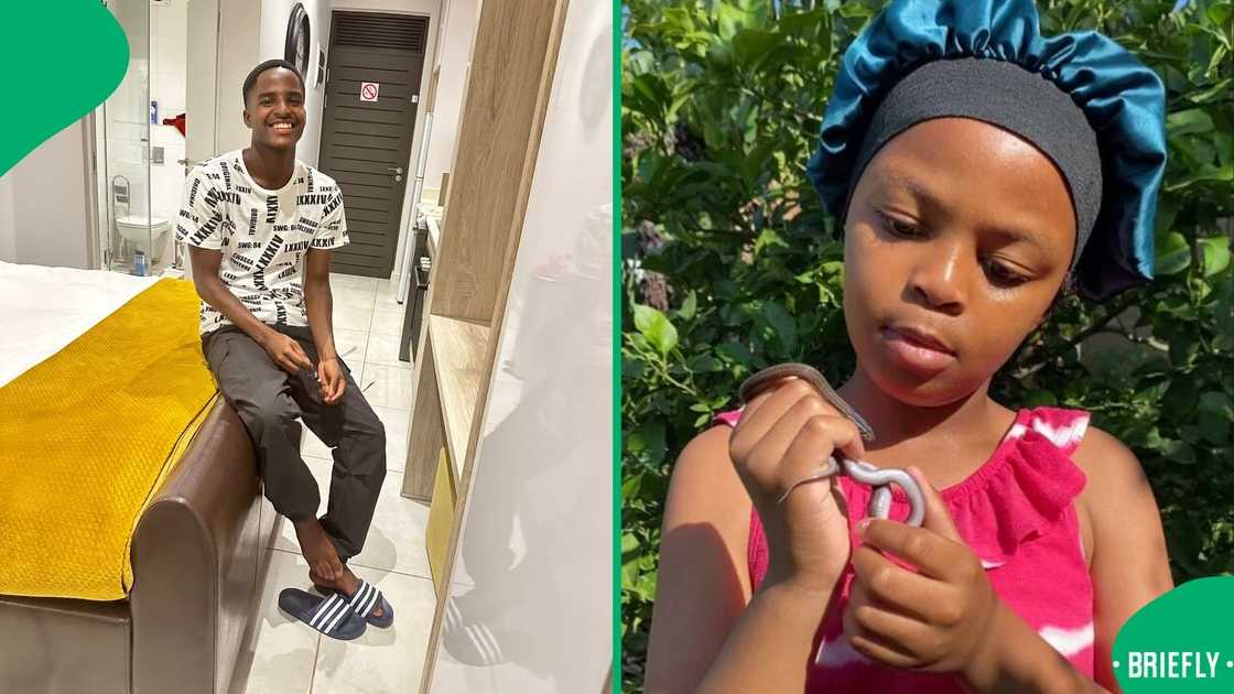 Facebook users were in fear of a little girl's life after seeing her holding a snake Facebook users were in fear of a little girl's life after seeing her holding a snake