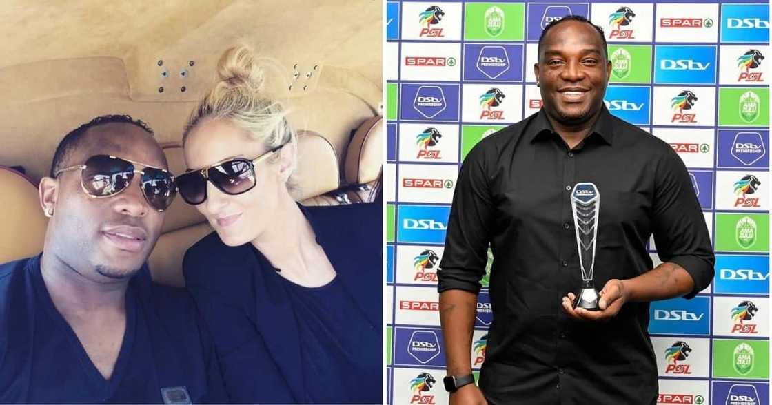 Amazulu coach Benni McCarthy has penned a lovely message to his wife for their 7th anniversary. Image: @BenniMac17/Instagram Amazulu coach Benni McCarthy has penned a lovely message to his wife for their 7th anniversary. Image: @BenniMac17/Instagram
