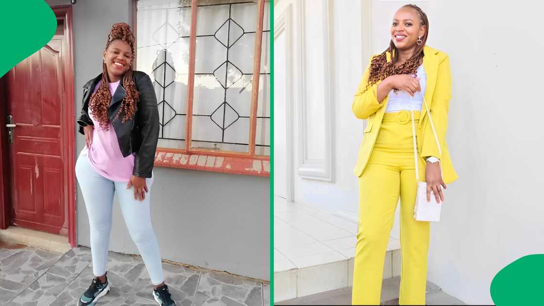 A lady had Mzansi applauding her after she added new additions to her house, turning it into a four-room one.