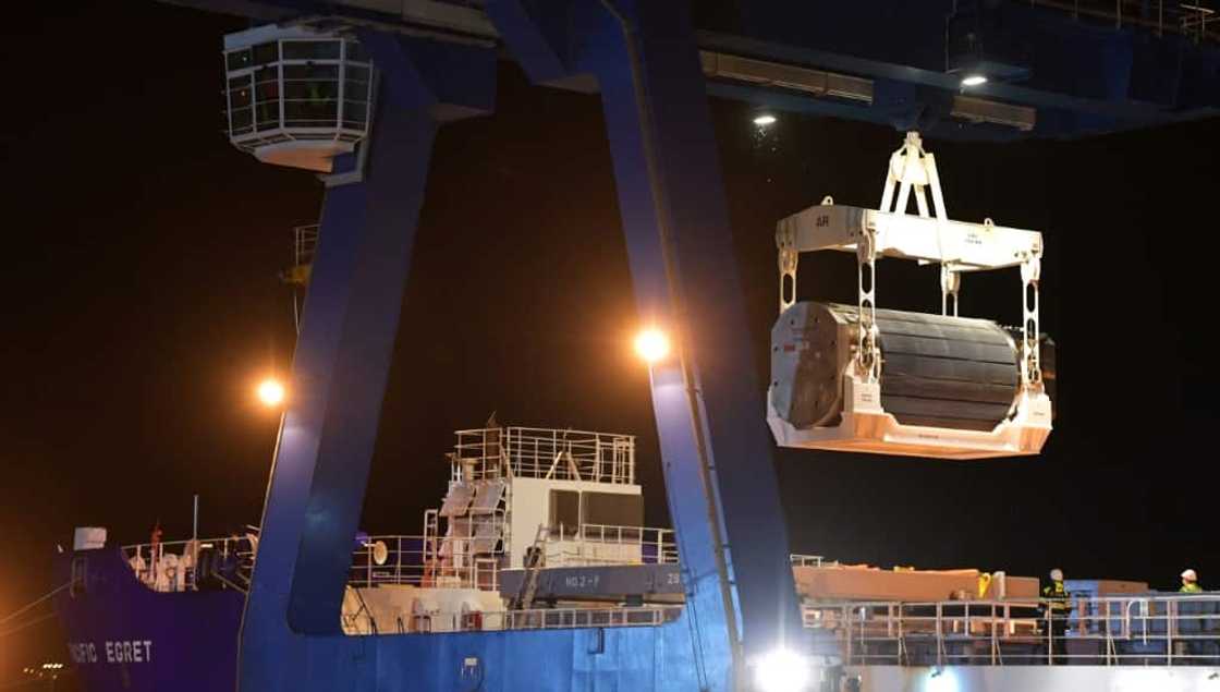 Only one part of the shipment of radioactive Mixed Oxide Fuel (MOX) was successfully loaded Only one part of the shipment of radioactive Mixed Oxide Fuel (MOX) was successfully loaded