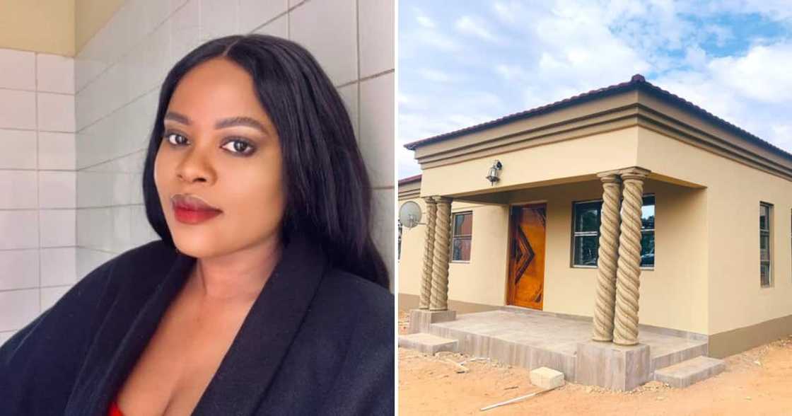 Lady who built her mother a beautiful home Lady who built her mother a beautiful home