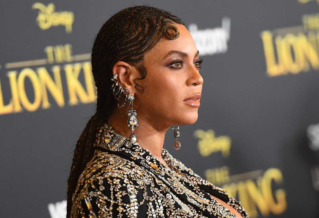 Beyonce at the Lion King premiere