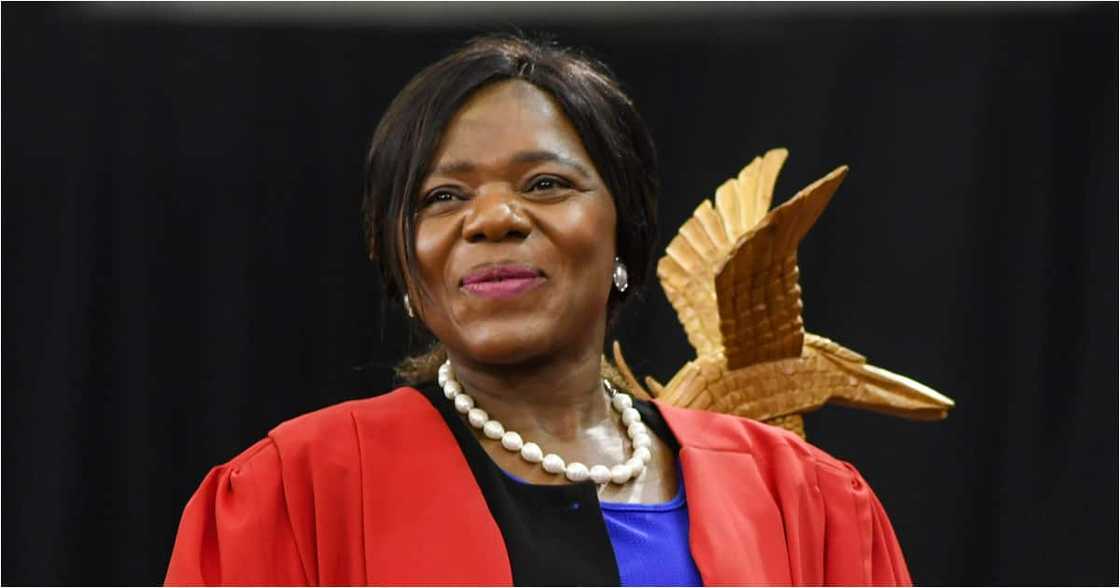 Halala: Thuli Madonsela receives knighthood from the French president Halala: Thuli Madonsela receives knighthood from the French president