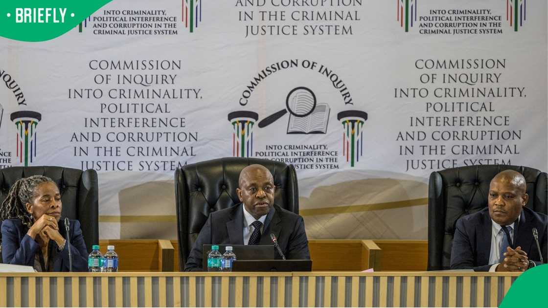 Major General Lesetja Senona appeared before the Madlanga Commission of Inquiry