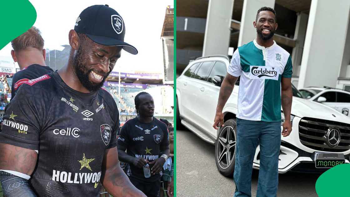 South Africans had a laugh online after heckling a cameraman for their shaky video of Siya Kolisi.