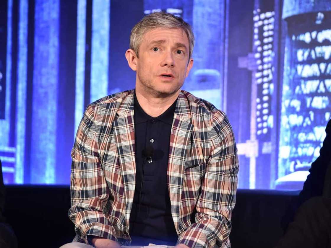 Actor Martin Freeman at Beverly Hills in Beverly Hills, California. Actor Martin Freeman at Beverly Hills in Beverly Hills, California.