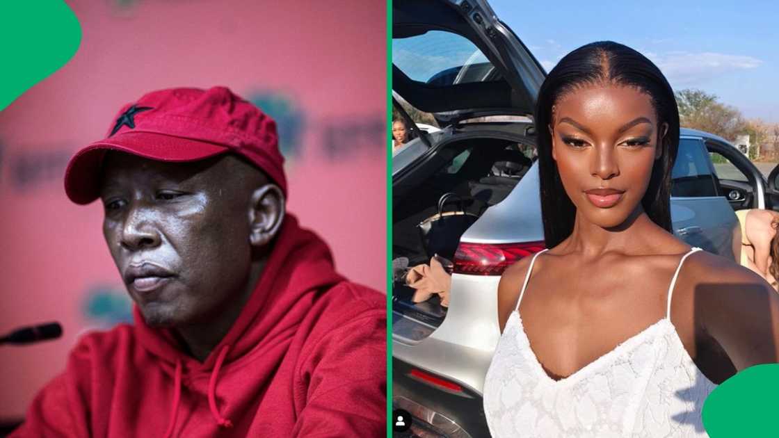 Julius Malema defended Chidimma Adetshina