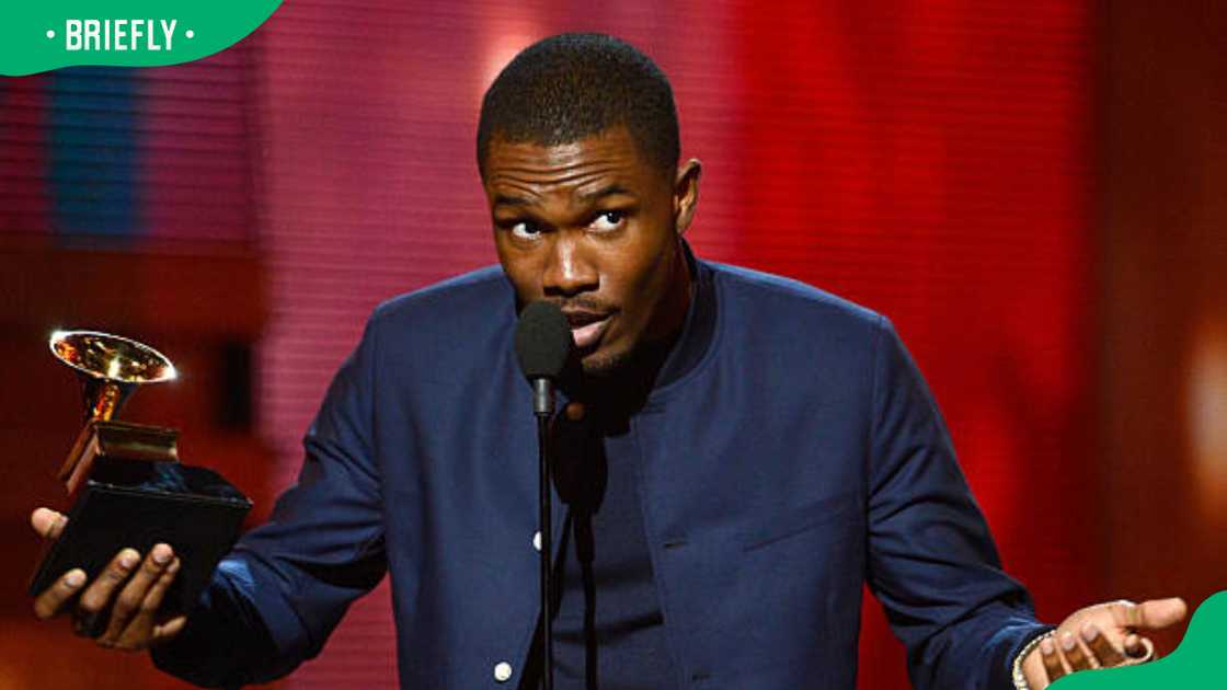 Singer Frank Ocean onstage Singer Frank Ocean onstage
