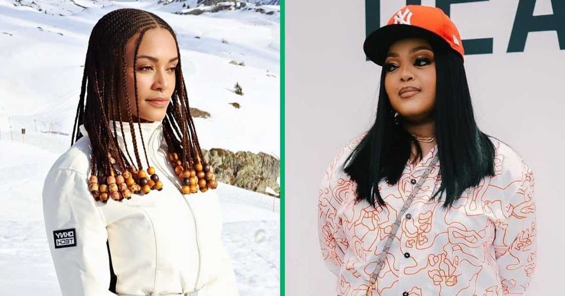 Pearl Thusi flaunted her figure in a new photo with DBN Gogo Pearl Thusi flaunted her figure in a new photo with DBN Gogo