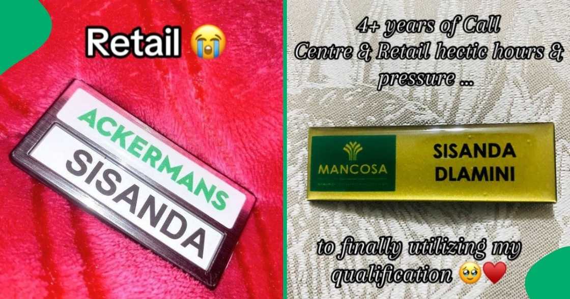 A woman shared her journey from working in retail to being admitted at Mancosa. A woman shared her journey from working in retail to being admitted at Mancosa.