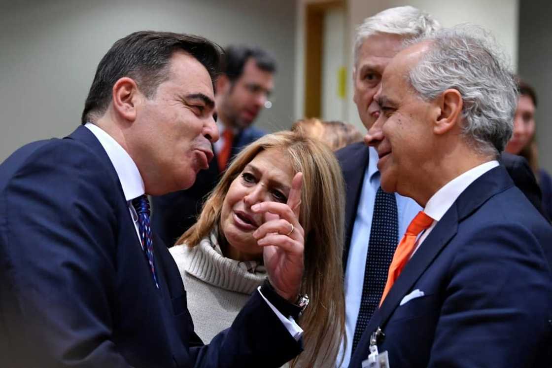 EU vice-president Margaritis Schinas (left) warned interior ministers like Italy's Matteo Piantedosi that the time for ad hoc solutions to migrant arrivals is over