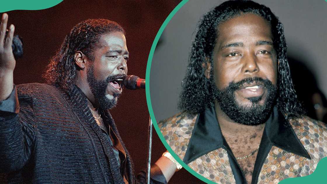 Barry White at the Printemps de Bourges festival 05 April 1988.