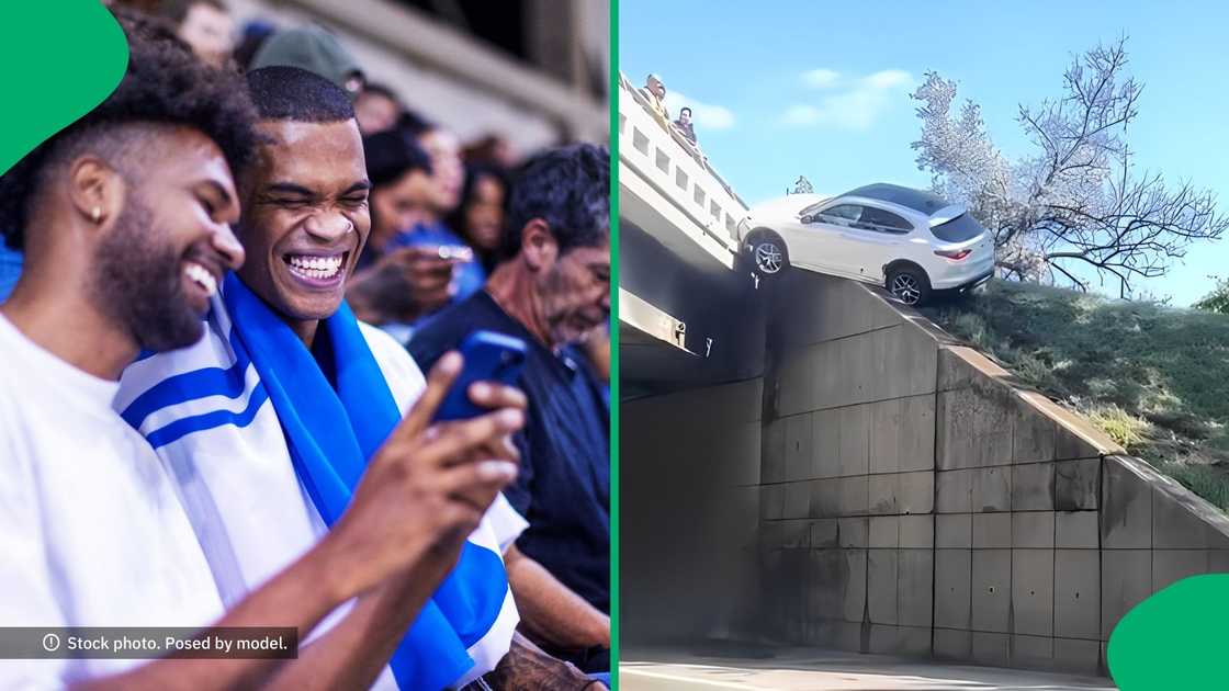 A car got into a funny and weird accident, leaving the internet in laughter. A car got into a funny and weird accident, leaving the internet in laughter.