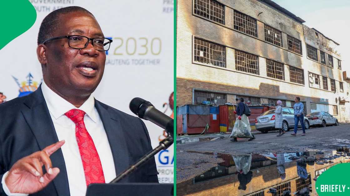 Panyaza Lesufi said the government seized 15 illegally-occupied buildings in Johannesburg Panyaza Lesufi said the government seized 15 illegally-occupied buildings in Johannesburg