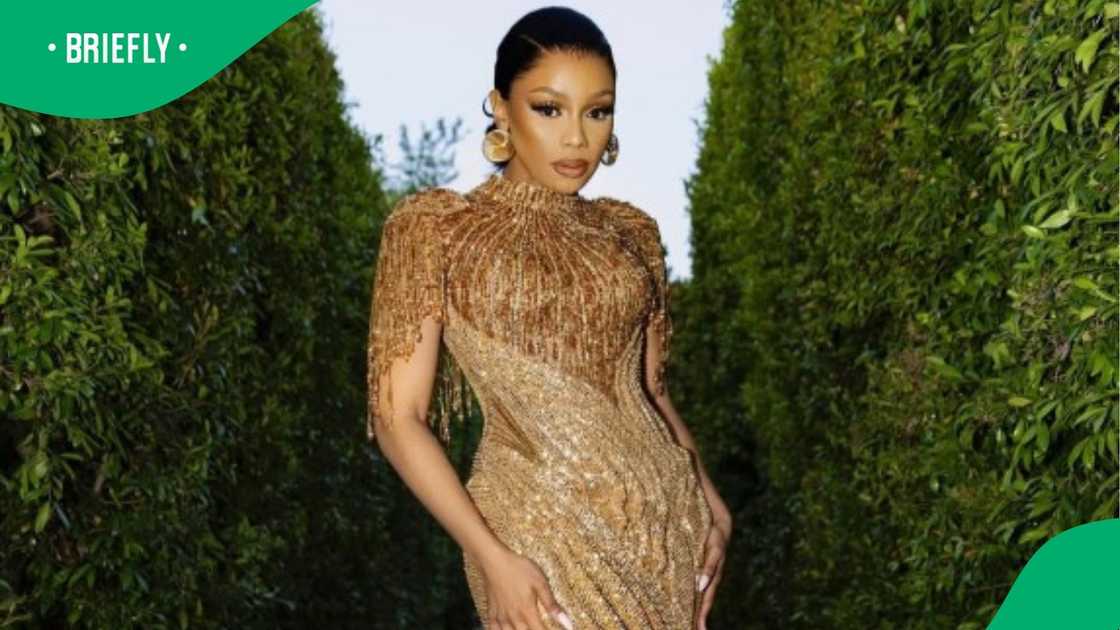 Bonang Matheba hosted the Miss Cosmo 2025