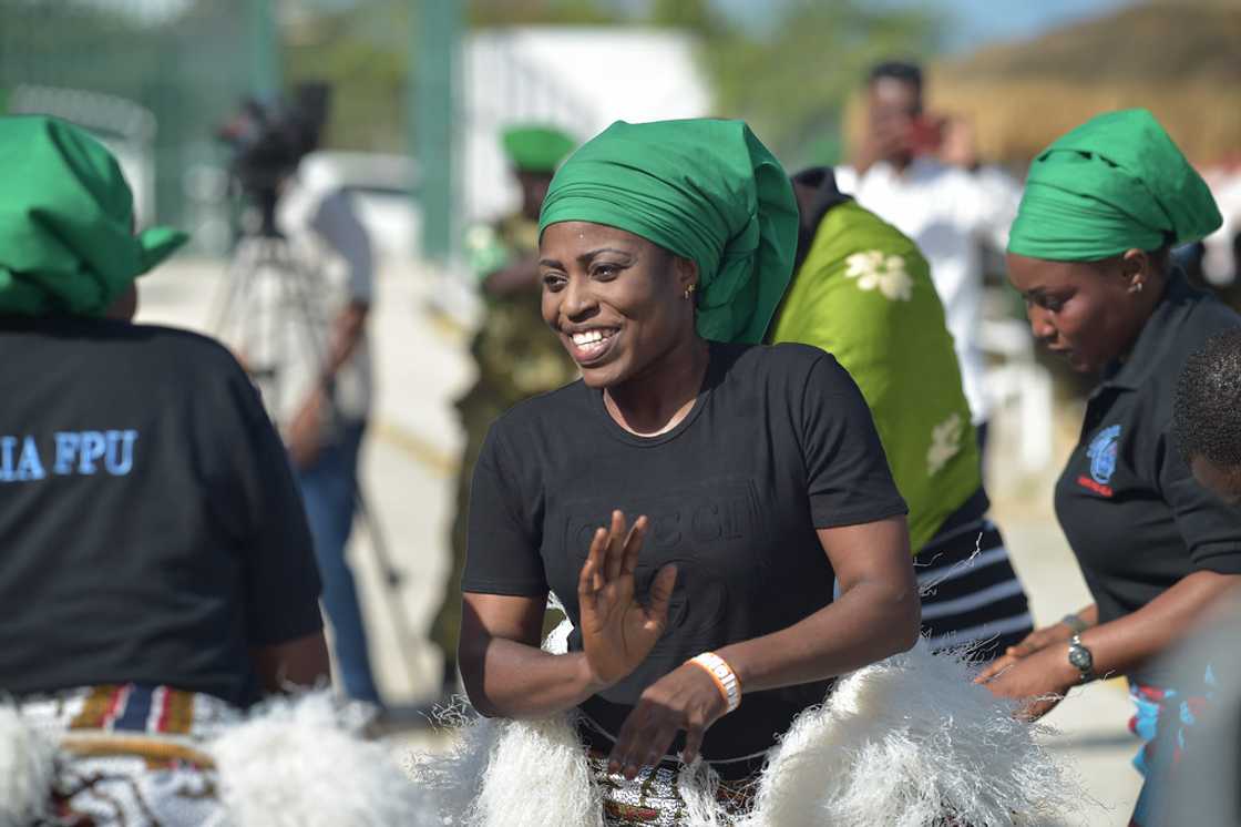 Nigerian dancers performing on Africa Day 2018 Nigerian dancers performing on Africa Day 2018