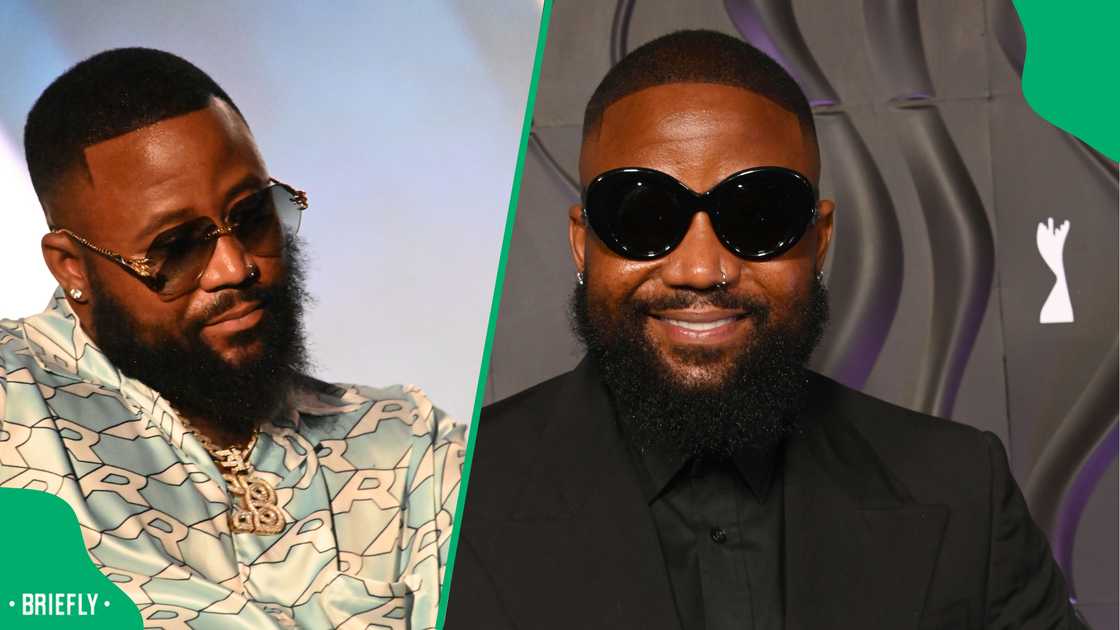 Netizens reacted to Cassper Nyovest's proud dad moment Netizens reacted to Cassper Nyovest's proud dad moment