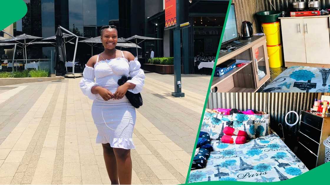 Facebook users complimented a young lady for her gorgeous place