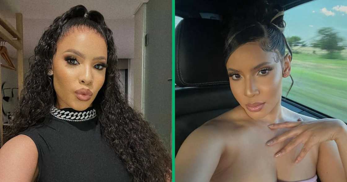 Mzansi shared that Thuli P's BBL looks uncomfortable and heavy Mzansi shared that Thuli P's BBL looks uncomfortable and heavy
