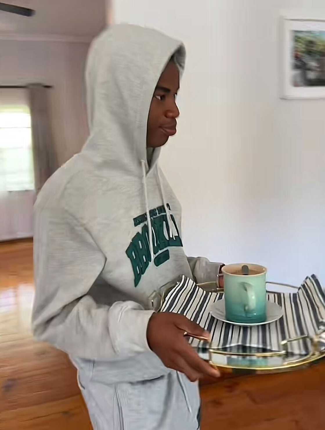 South Africans couldn’t stop laughing at a mother’s reaction to her son’s salted coffee prank.