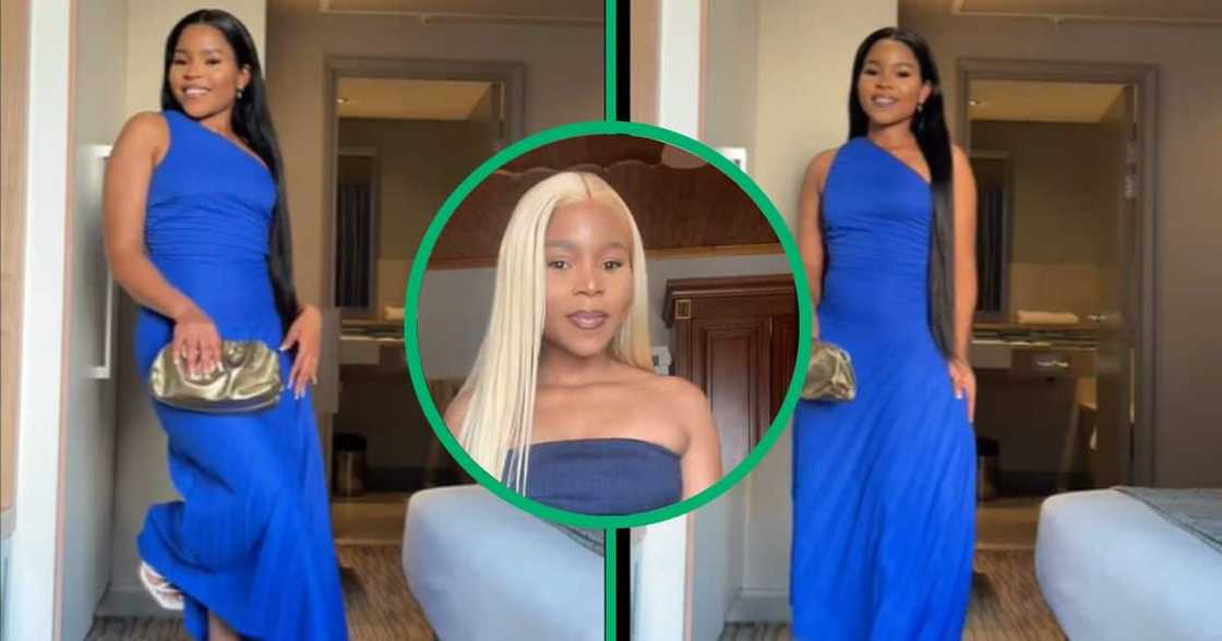 TikTok video of woman's SHEIN dress TikTok video of woman's SHEIN dress