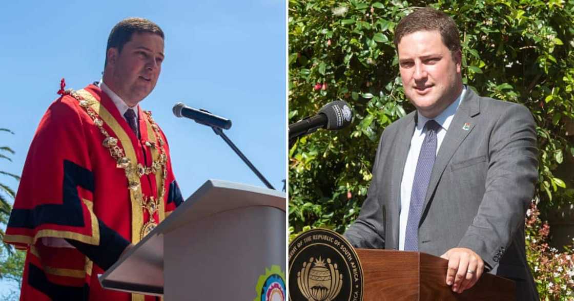 Cape Town Mayor Geordin Hill-Lewis Cape Town Mayor Geordin Hill-Lewis