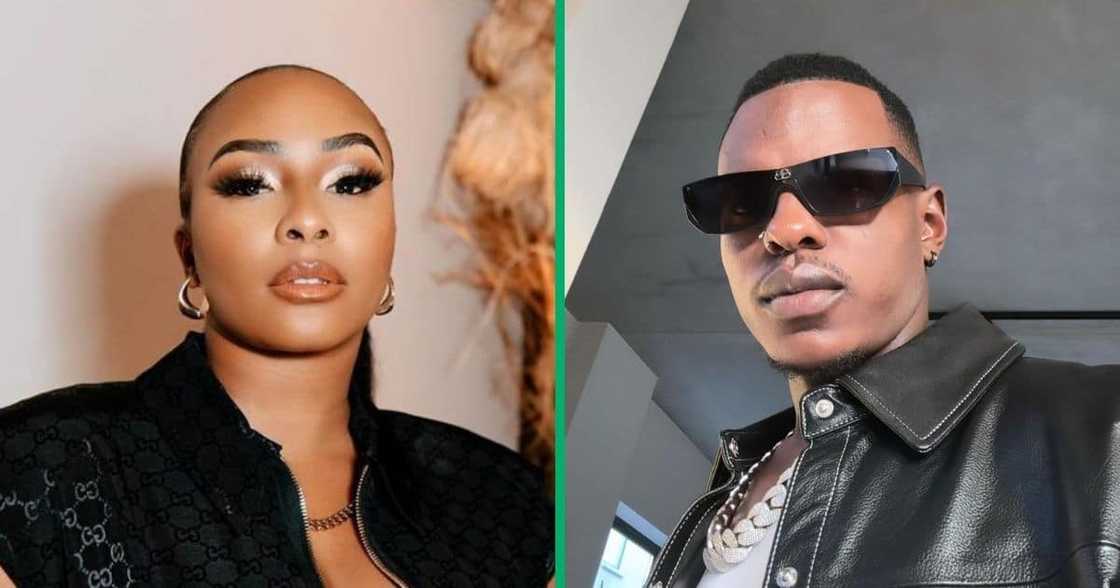 Boity Thulo and Musa Keys took a photo at a Grammy Awards pre-party Boity Thulo and Musa Keys took a photo at a Grammy Awards pre-party