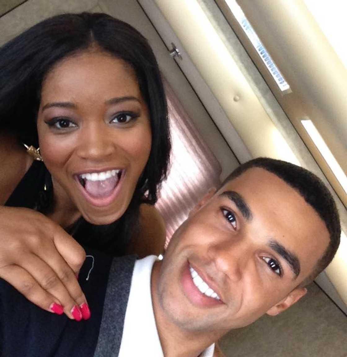 Keke Palmer and Lucien Laviscount Keke Palmer and Lucien Laviscount