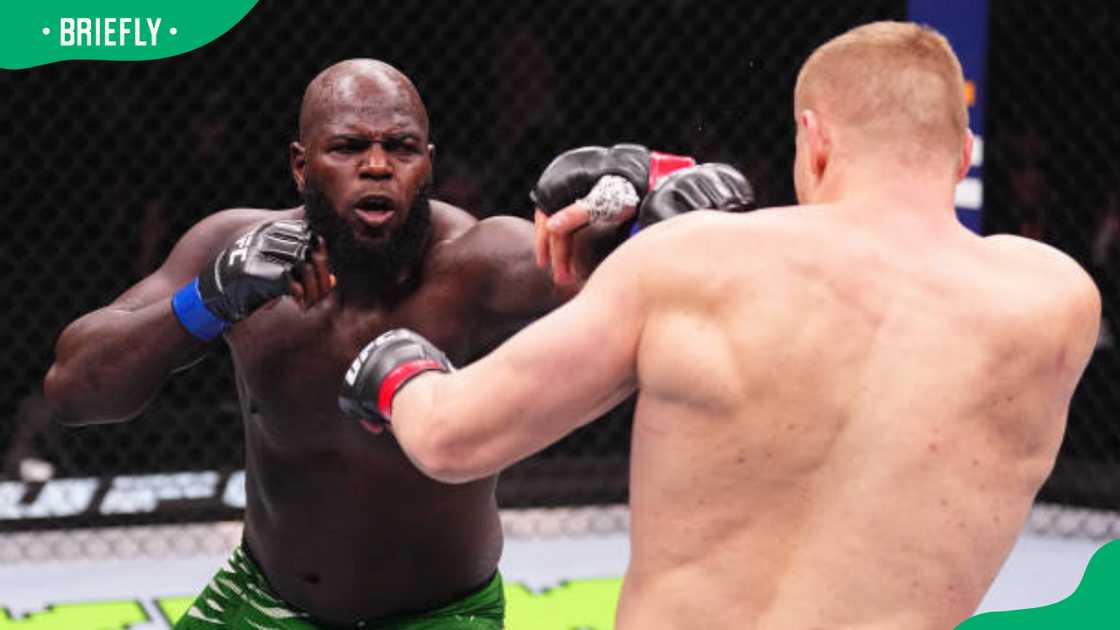 Sergei and Jairzinho during UFC championship rounds