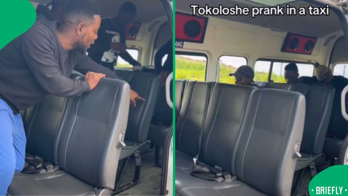 A tokoloshe prank in a taxi left passengers in shock and running for their lives