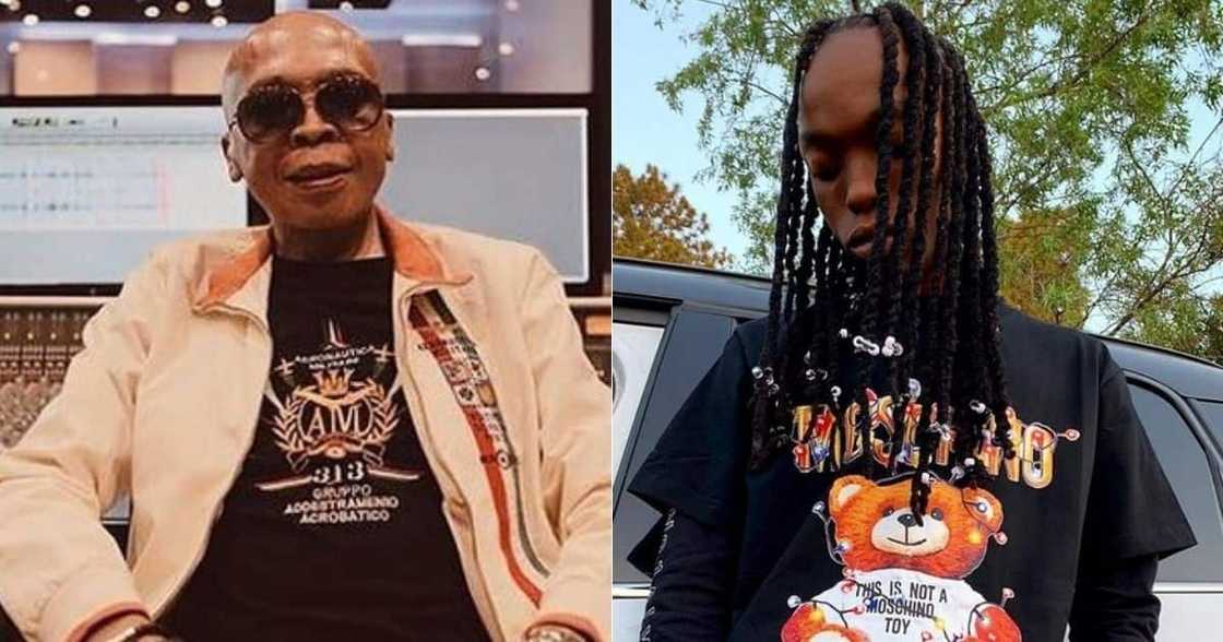 Robbie Malinga, son, flexes, new diamond necklace, video Robbie Malinga, son, flexes, new diamond necklace, video