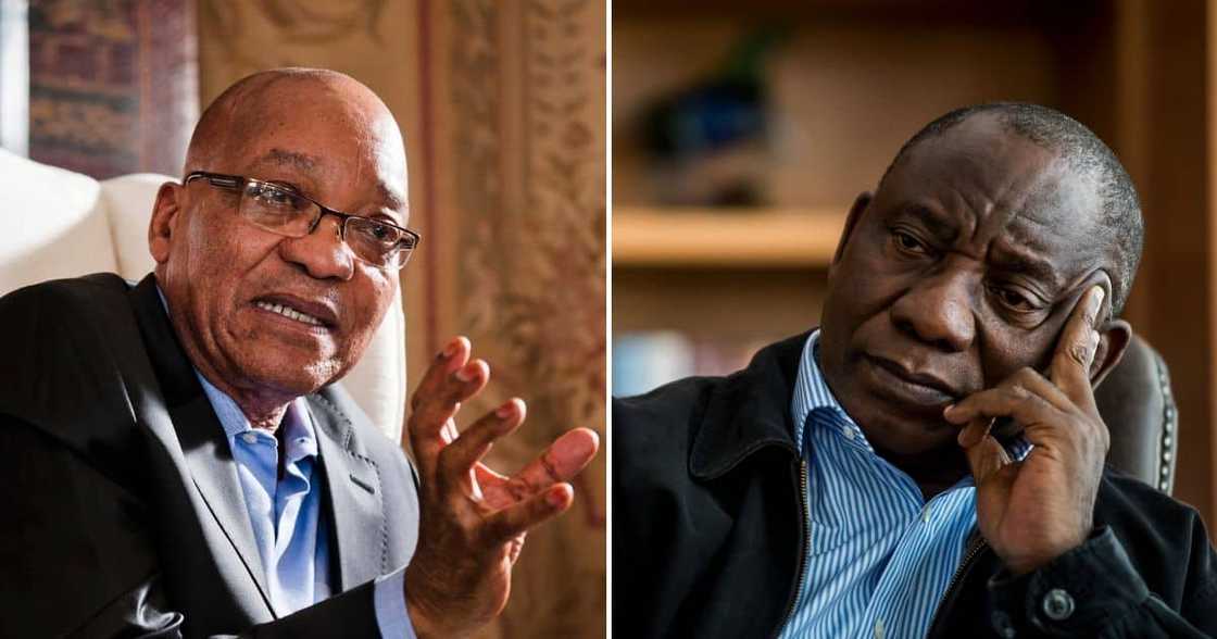 Jacob Zuma_Cyril Ramaphosa Jacob Zuma_Cyril Ramaphosa
