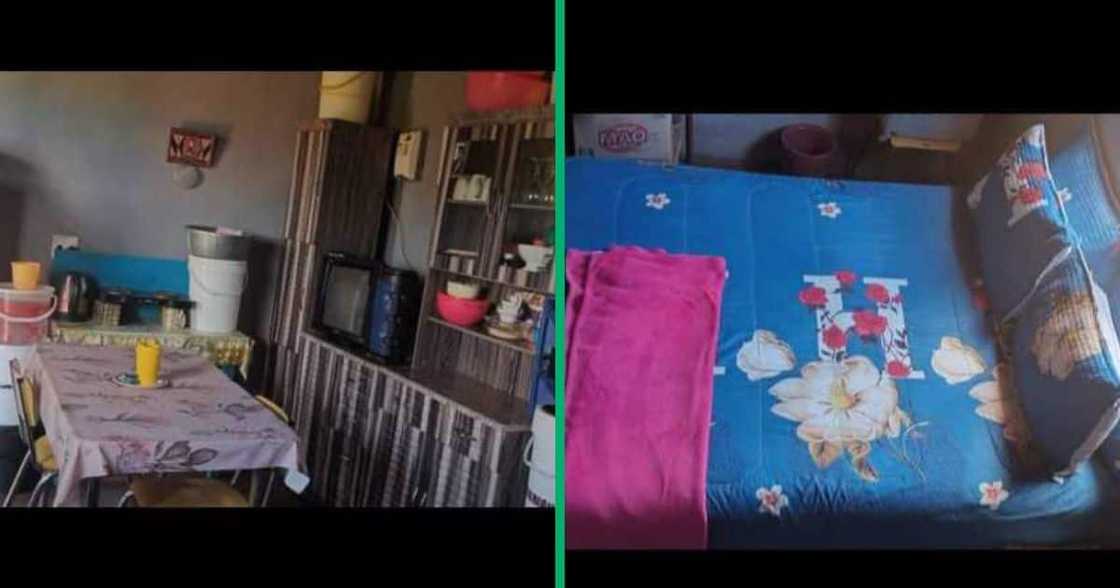 The lady unveiled her home in a Facebook group chat. The lady unveiled her home in a Facebook group chat.