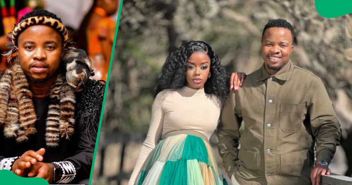 Sizwe Mdlalose and his lover will be expecting their first child together Sizwe Mdlalose and his lover will be expecting their first child together